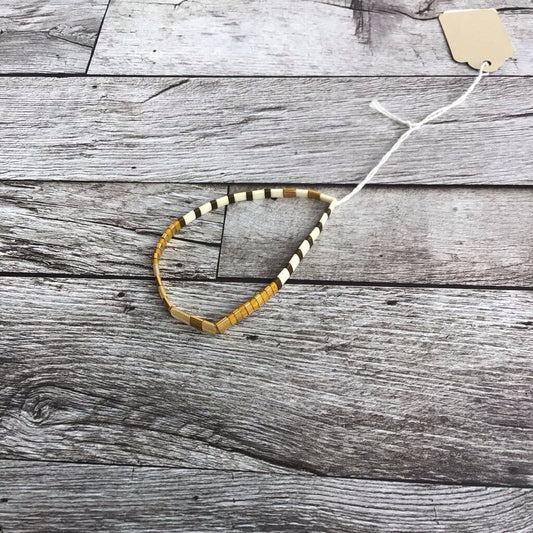 Tila Bracelet - Gold, White