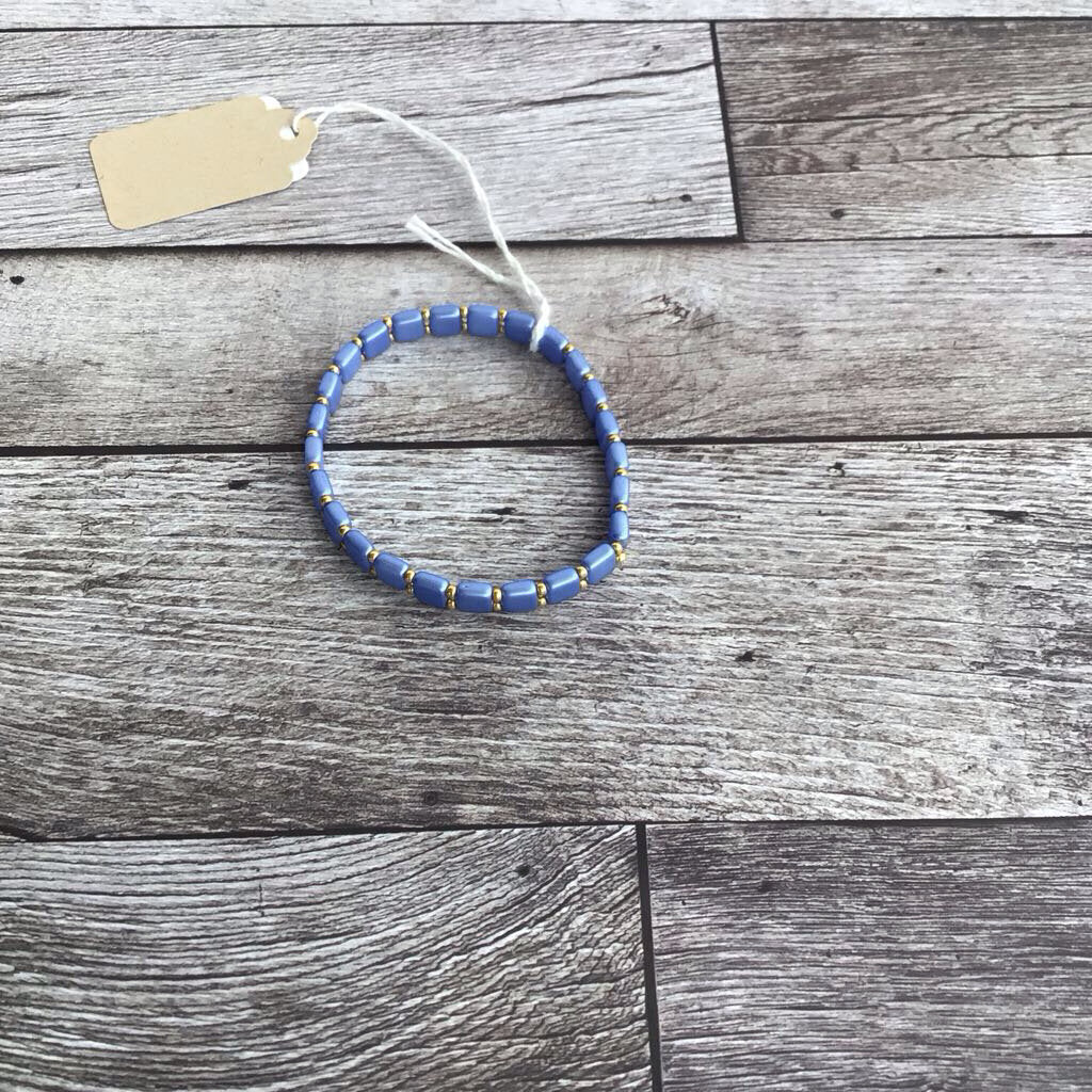 Tila Bracelet - Light Blue, Silver