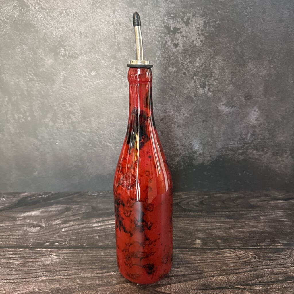 Large Kitchen Oil Bottle - Red