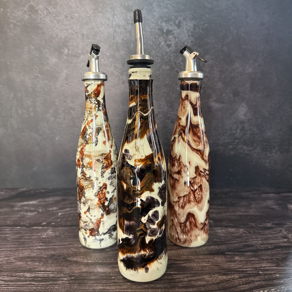 Small Kitchen Oil Bottle - Brown