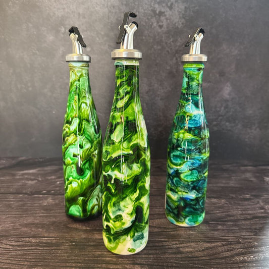 Small Kitchen Oil Bottle - Green