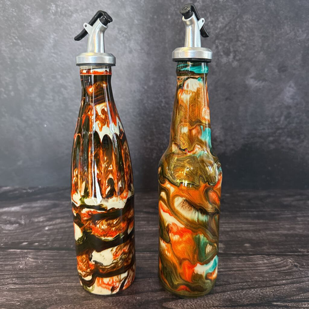 Small Kitchen Oil Bottle - Orange