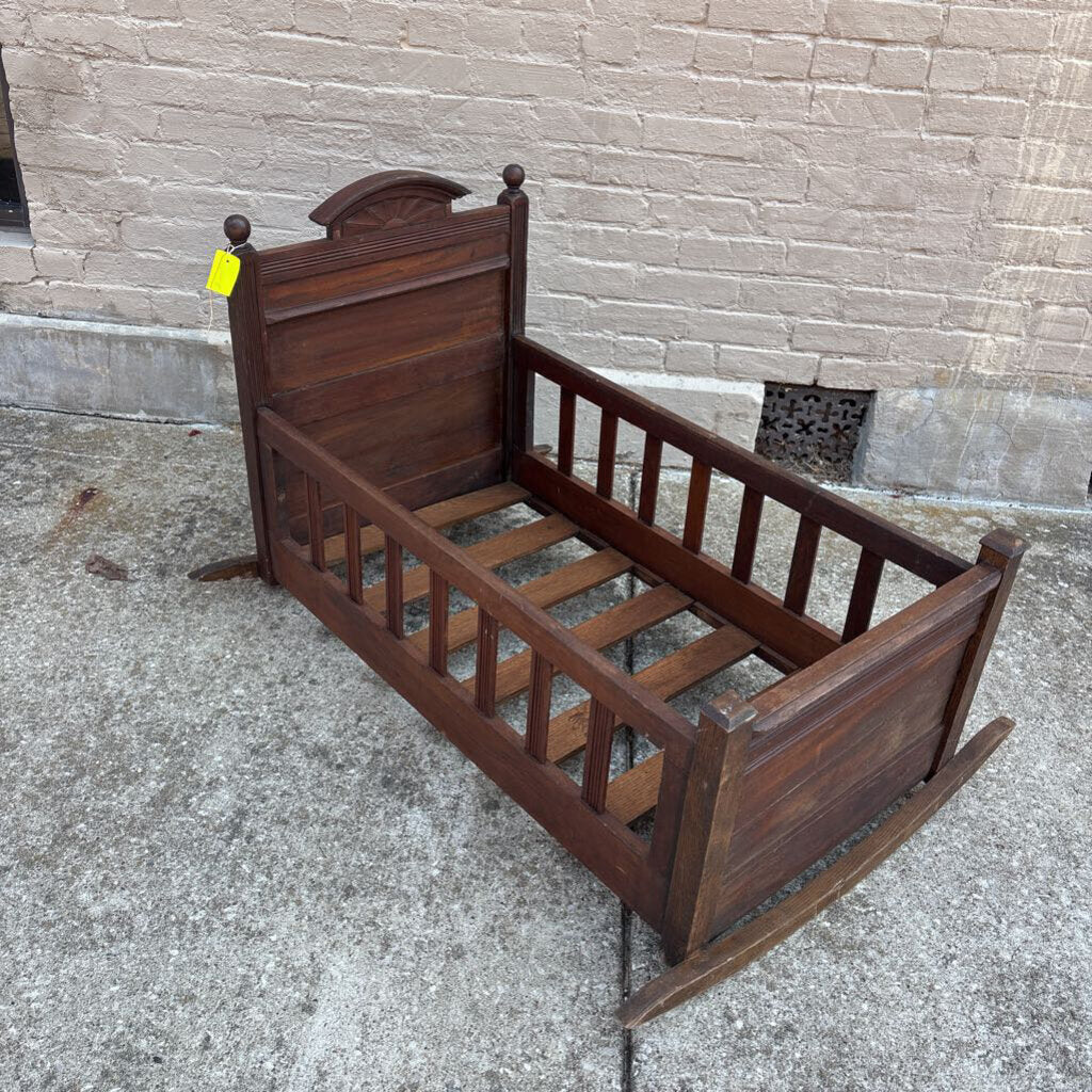 wooden rocker