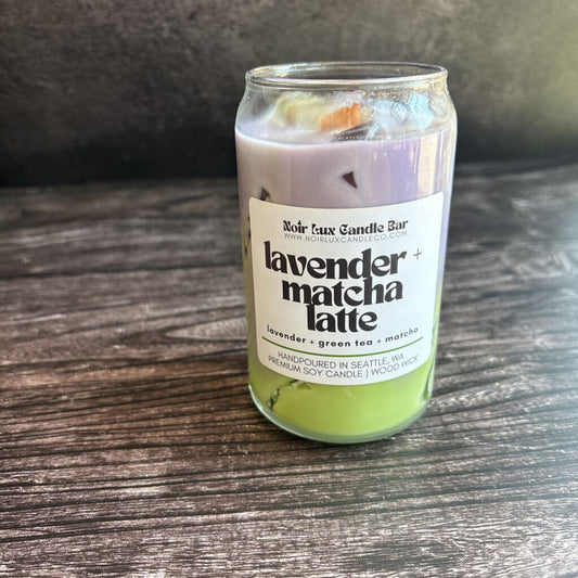 Lavender Matcha Latte Candle