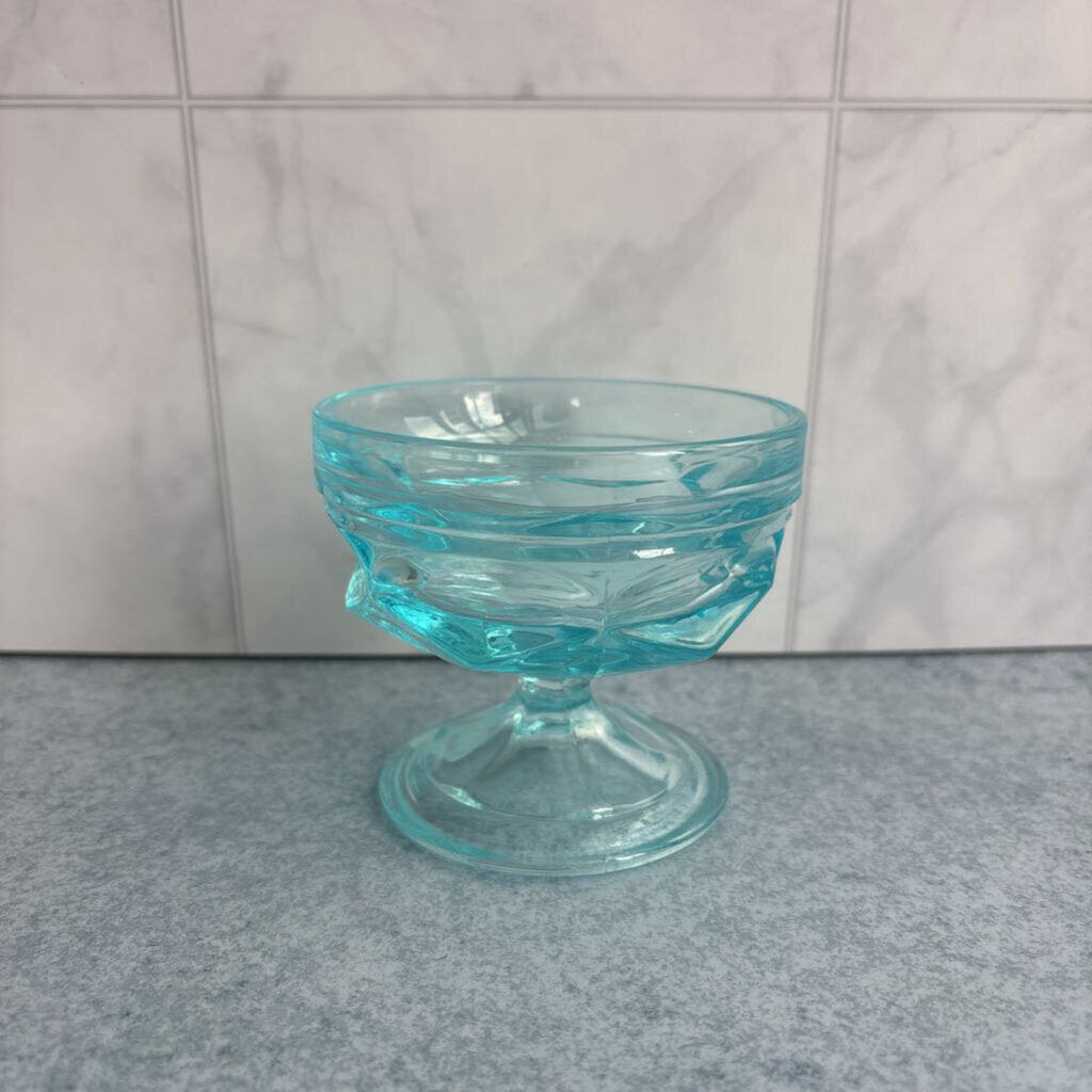 Blue Glass Desert Bowls