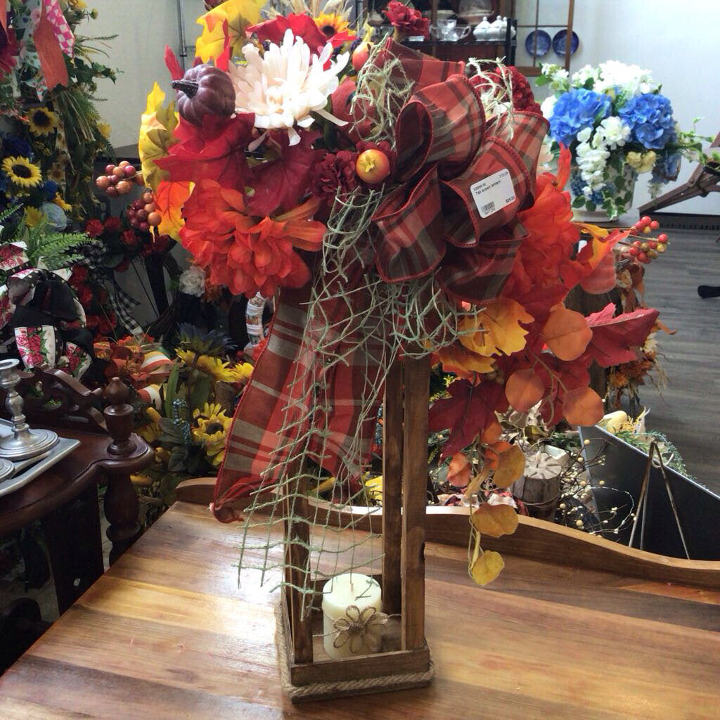 Tall brown lantern